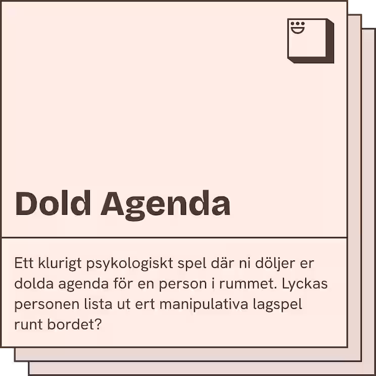 Dold Agenda spelkort